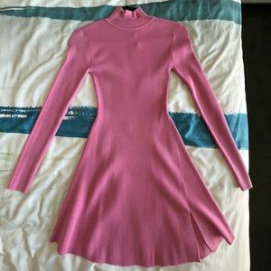 Fit and flare Sweater midi dress.